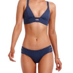 NWT Vitamin A EcoLux Bikini in Deep Blue - Size 10/L